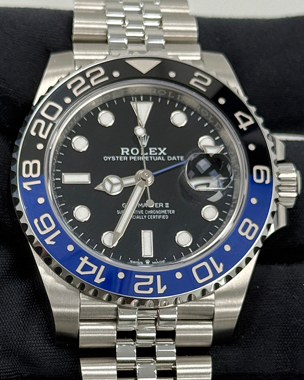 2023 Rolex GMT-Master II "Batgirl" 40mm Black Dial Jubilee Bracelet (126710BLNR)