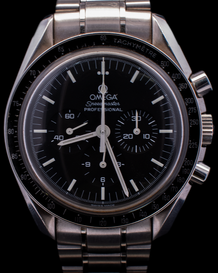 Omega Speedmaster Professional Moonwatch 42MM Black Dial Steel Bracelet (3570.50.00)