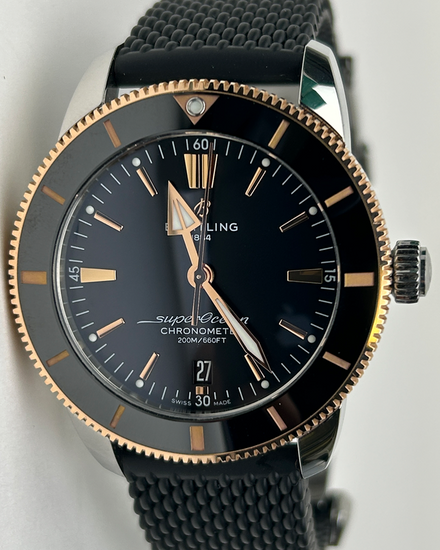 Breitling Superocean Heritage II S.E. 44MM Black Dial Rubber Strap (UB2030)