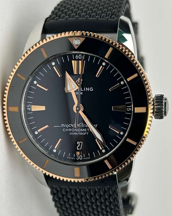 Breitling Superocean Heritage II S.E. 44MM Black Dial Rubber Strap (UB2030)