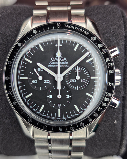 2018 Omega Speedmaster Professional Moonwatch 42MM Black Dial Steel Bracelet (311.30.42.30.01.005)