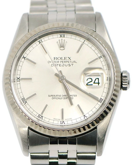 Rolex Datejust 36MM Silver Dial Jubilee Bracelet (16234)