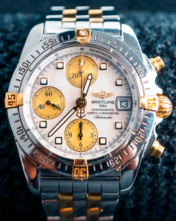 2006 Breitling Cockpit 39MM Mother Of Pearl Dial Two-Tone Bracelet (B13358)