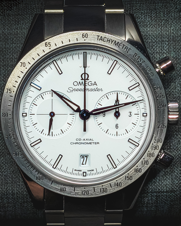 Omega Speedmaster '57 41.5MM White Dial Titanium Bracelet (331.90.42.51.04.001)