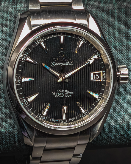 2018 Omega Seamaster Aqua Terra 150M 38.5MM Black Dial Steel Bracelet (231.10.39.21.01.001)