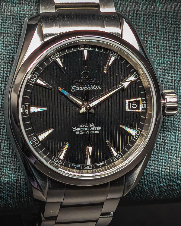 2018 Omega Seamaster Aqua Terra 150M 38.5MM Black Dial Steel Bracelet (231.10.39.21.01.001)