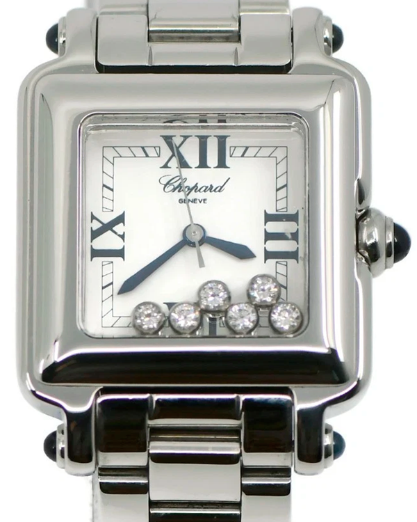 Chopard Happy Diamonds 27MM Quartz White Dial Steel Bacelet (8349)