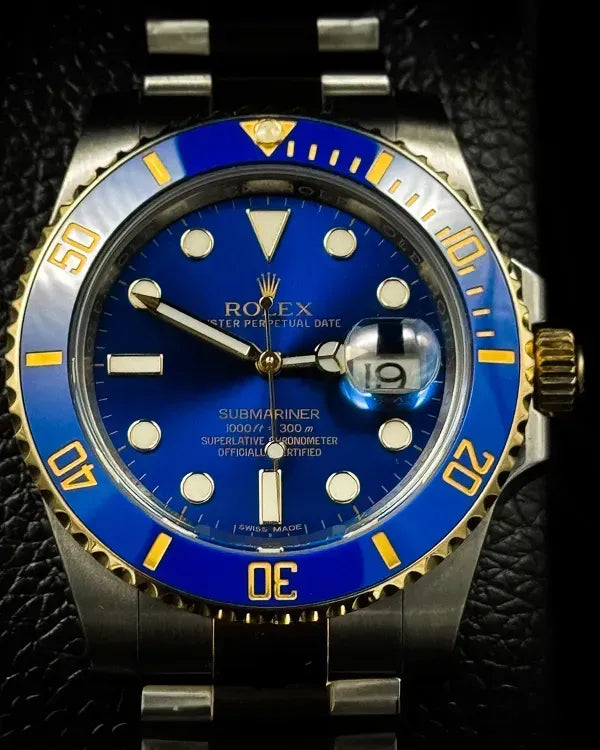 2016 Rolex Submariner Date "Bluesy" 40MM Blue Dial Two-Tone Oyster Bracelet (116613LB)