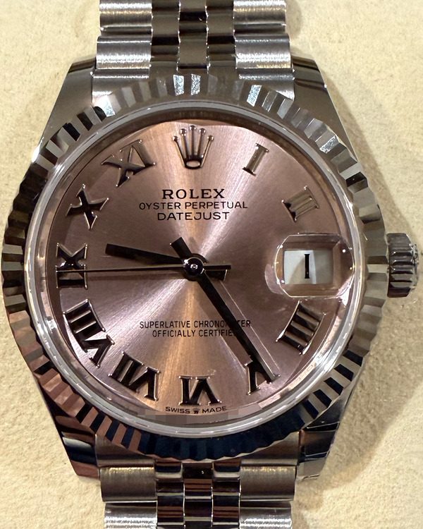 2025 Rolex Datejust 31MM Pink Dial Jubilee Bracelet (278274)