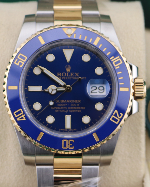 2019 Rolex Submariner Date "Bluesy" 40MM Blue Dial Two-Tone Oyster Bracelet (116613LB)