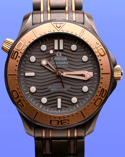 No Reserve - 2020 Omega Seamaster Diver 300M "25th Anniversary" L.E. 42MM Grey Dial Two-Tone Bracelet (210.60.42.20.99.001)