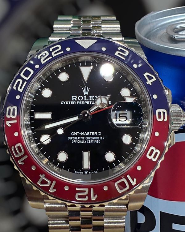 2024 Rolex GMT-Master II "Pepsi" 40MM Black Dial Jubilee Bracelet (126710BLRO)