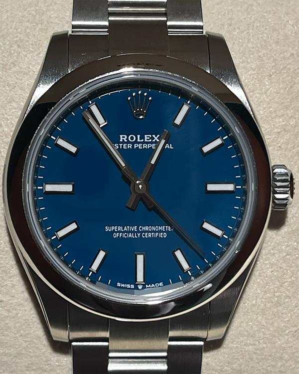 2025 Rolex Oyster Perpetual 31MM Blue Dial Oyster Bracelet (277200)