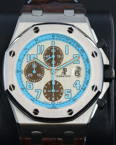 Audemars Piguet Royal Oak Offshore "Montauk Highway" L.E. 42MM White Dial Leather Strap (26187ST.OO.D801CR.01)