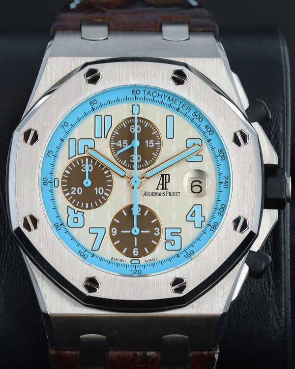 Audemars Piguet Royal Oak Offshore "Montauk Highway" L.E. 42MM White Dial Leather Strap (26187ST.OO.D801CR.01)