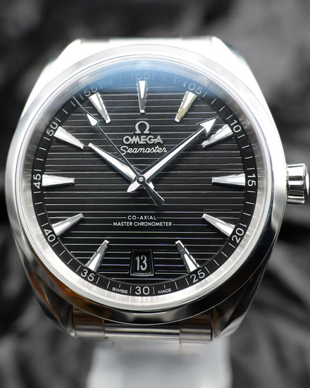 2022 Omega Seamaster Aqua Terra 150M 41MM Black Dial Steel Bracelet (220.10.41.21.01.001)
