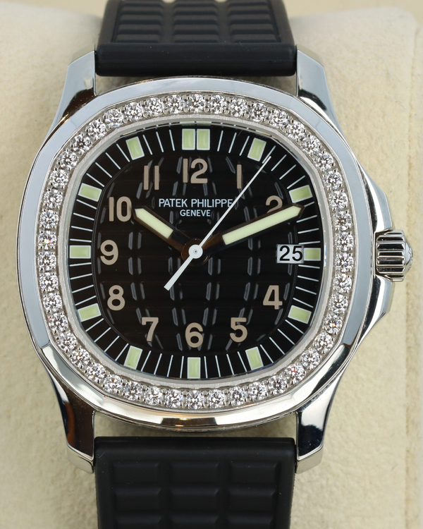 Patek Philippe Aquanaut 36MM Quartz Black Dial Rubber Strap (5067A-001)