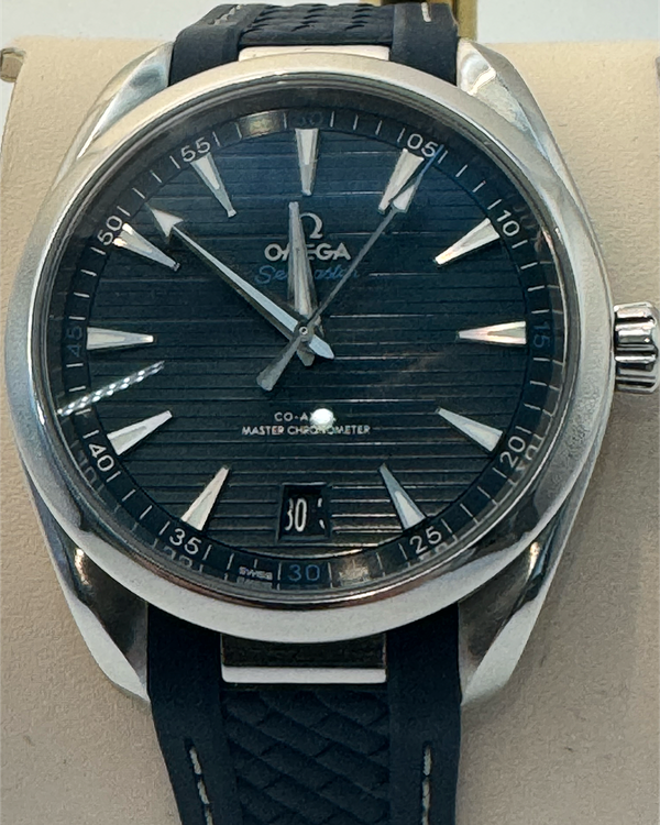 2023 Omega Seamaster Aqua Terra 150M 41MM Blue Dial Rubber Strap (220.12.41.21.03.001)