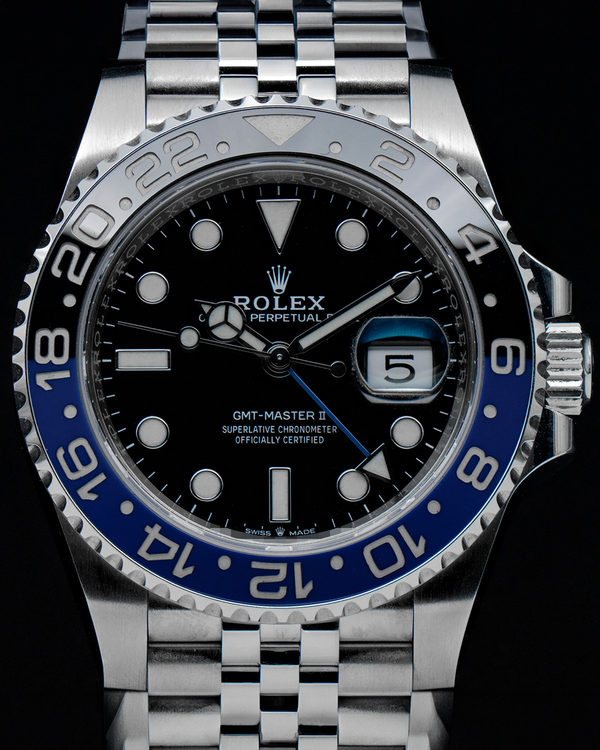 2021 Rolex GMT-Master II "Batgirl" 40MM Black Dial Jubilee Bracelet (126710BLNR)