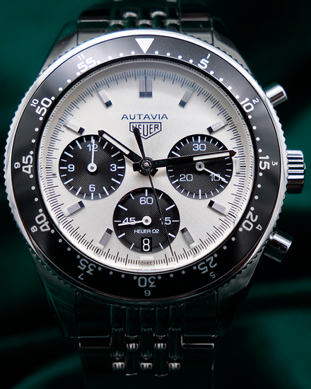 Tag Heuer Autavia "Jack Heuer" L.E. 42MM Grey Dial Steel Bracelet (CBE2111.BA0687)