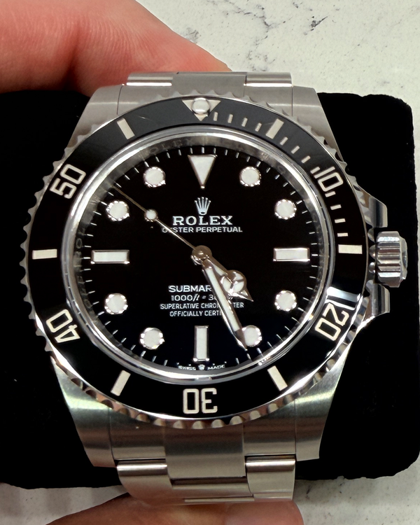 2024 Rolex Submariner No-Date 41MM Black Dial Oyster Bracelet (124060)