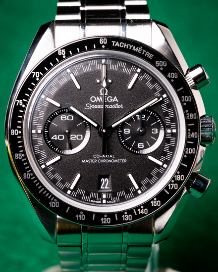 2024 Omega Speedmaster Racing 44.25MM Black Dial Steel Bracelet (329.30.44.51.01.001)