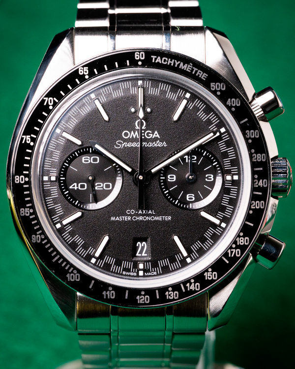 2024 Omega Speedmaster Racing 44.25MM Black Dial Steel Bracelet (329.30.44.51.01.001)