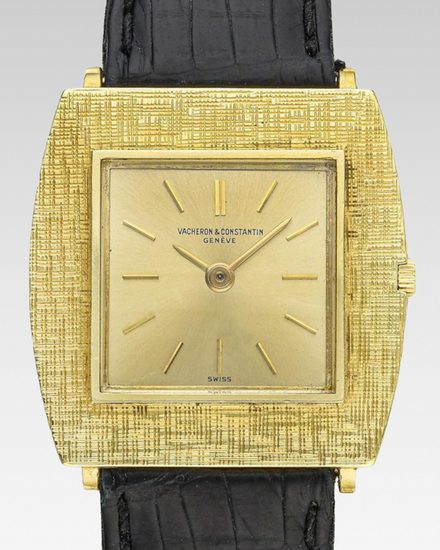 Vacheron Constantin Vintage 27MM Champagne Dial Aftermarket Leather Strap (6712)