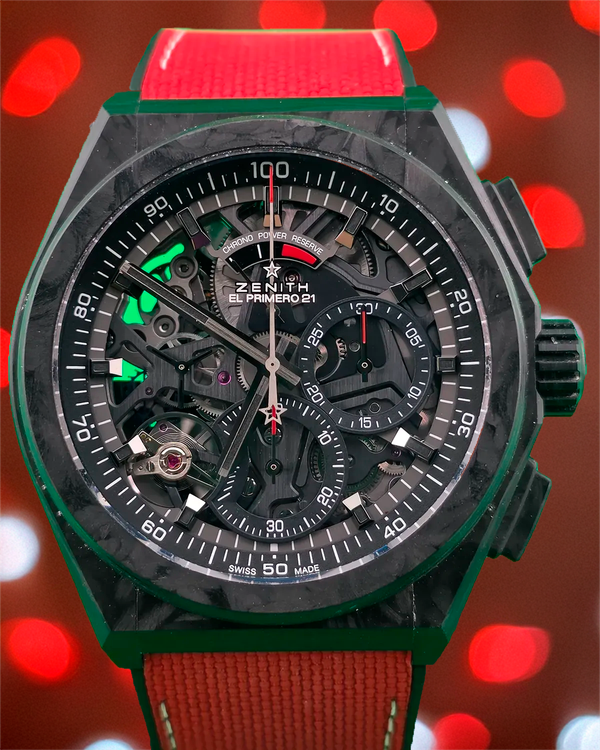 2022 Zenith Defy El Primero 21 44MM Skeleton Dial Textile Strap (10.9000.9004/96.R921)