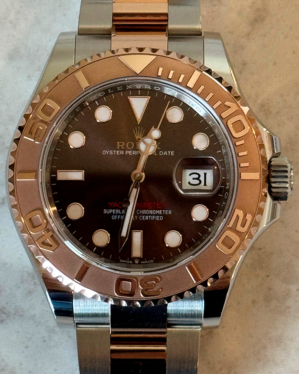 2024 Rolex Yacht-Master 40MM Black Dial Two-Tone Oyster Bracelet (126621)