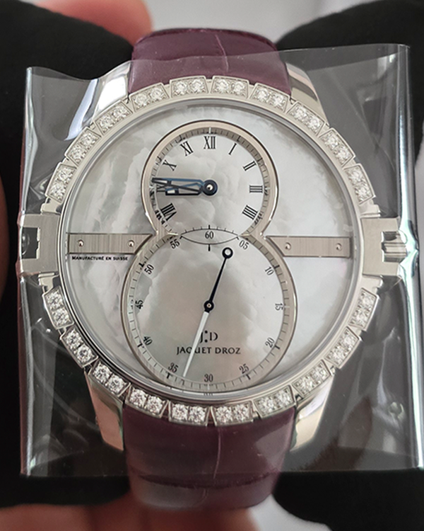 2023 Jaquet Droz Grande Seconde 41MM Mother of Pearl Dial Leather Strap (J029020270)