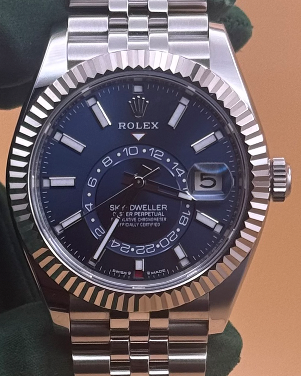 2024 Rolex Sky-Dweller 42MM Blue Dial Jubilee Bracelet (336934)