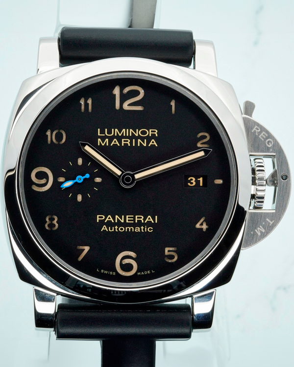 Panerai Luminor Marina 1950 3 Days 44MM Black Dial Rubber Strap (PAM01359)