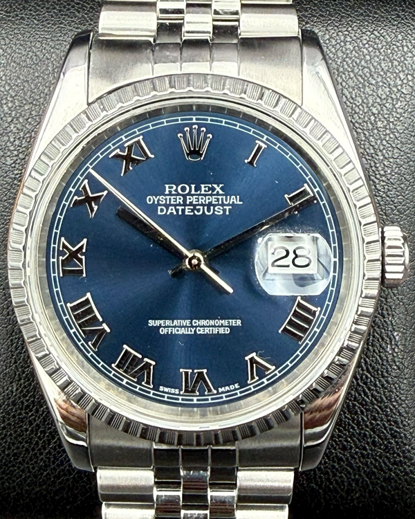 Rolex Datejust 36MM Blue Dial Jubilee Bracelet (16220)