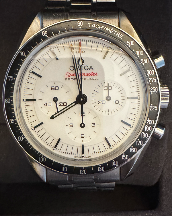 2024 Omega Speedmaster Professional Moonwatch 42MM White Dial Steel Bracelet (310.30.42.50.04.001)