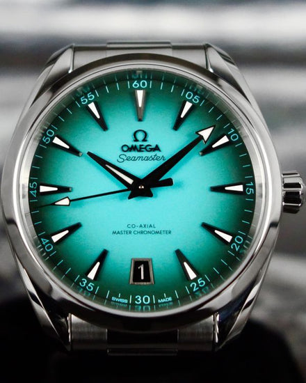 2025 Omega Seamaster Aqua Terra 150M 41MM Turquoise Dial Steel Bracelet (220.10.41.21.03.006)