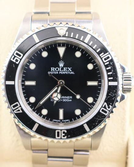 2007 (Z Serial) Rolex Submariner No-Date 40MM Black Dial Oyster Bracelet (14060M)