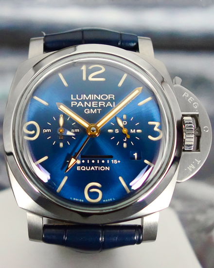 2020 Panerai Luminor GMT Equation of Time L.E. 47MM Blue Dial Leather Strap (PAM00670)