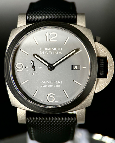 2021 Panerai Luminor Marina "Tutto Grigio" 44MM Grey Dial Textile Strap (PAM01662)