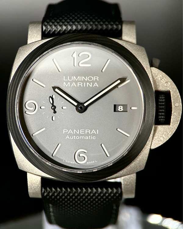2021 Panerai Luminor Marina "Tutto Grigio" 44MM Grey Dial Textile Strap (PAM01662)
