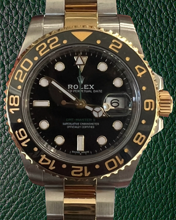 2018 Rolex GMT-Master II 40MM Black Dial Two-Tone Oyster Bracelet (116713LN)