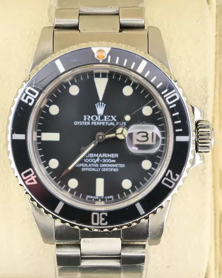 1984 (8.2 Mill Serial) Rolex Submariner 40MM Black Dial Oyster Bracelet (16800)