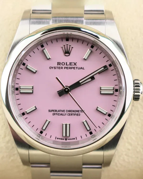 2022 Rolex Oyster Perpetual 36MM Pink Dial Oyster Bracelet (126000)