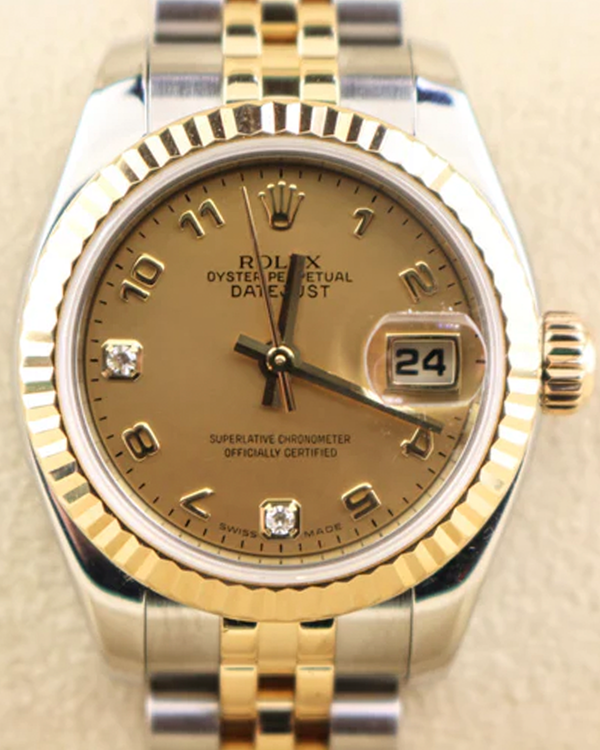 2006 Rolex Lady-Datejust 26MM Mother of Pearl Dial Two-Tone Jubilee Bracelet (179173)