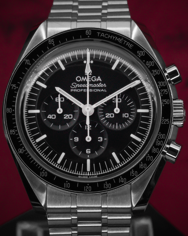 2025 Omega Speedmaster Professional Moonwatch 42MM Black Dial Steel Bracelet (310.30.42.50.01.001)