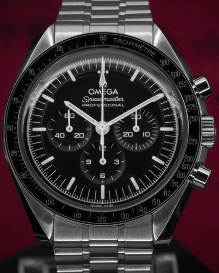 2025 Omega Speedmaster Professional Moonwatch 42MM Black Dial Steel Bracelet (310.30.42.50.01.002)