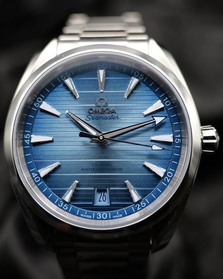 2025 Omega Seamaster Aqua Terra 150M "Summer Blue" 41MM Blue Dial Steel Bracelet (220.10.41.21.03.005)