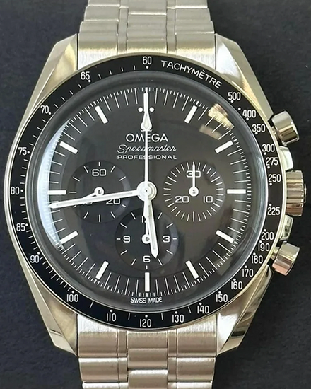 2025 Omega Speedmaster Professional Moonwatch 42MM Black Dial Steel Bracelet (310.30.42.50.01.001)