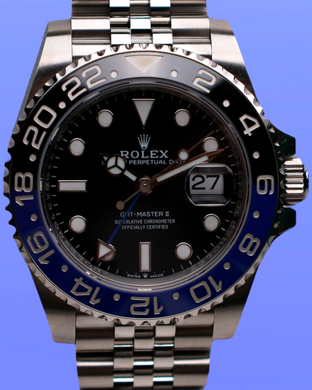 2025 Rolex GMT-Master II "Batgirl" 40MM Black Dial Jubilee Bracelet (126710BLNR)