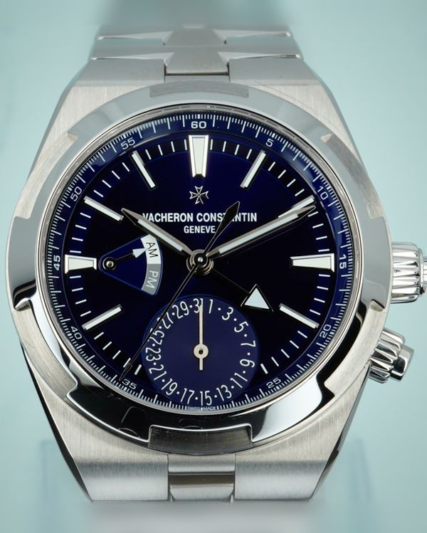 2020 Vacheron Constantin Overseas Dual Time 41MM Blue Dial Steel Bracelet (7900V/110A-B334)